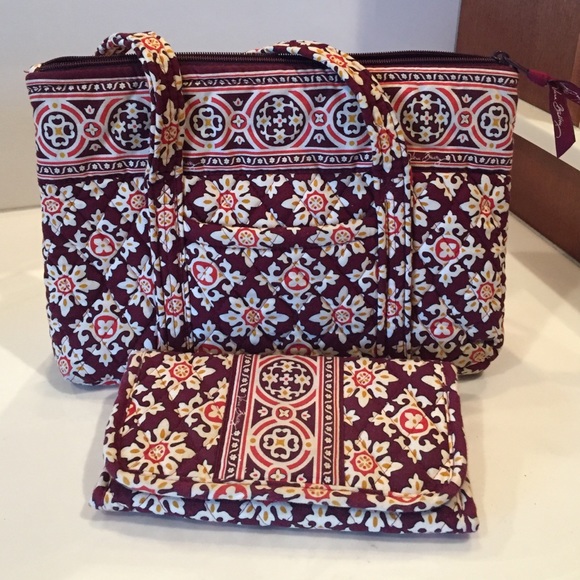 Vera Bradley purse and matching wallet