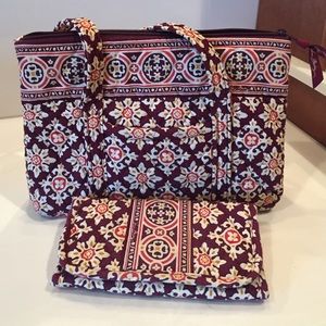 Vera Bradley purse and matching wallet