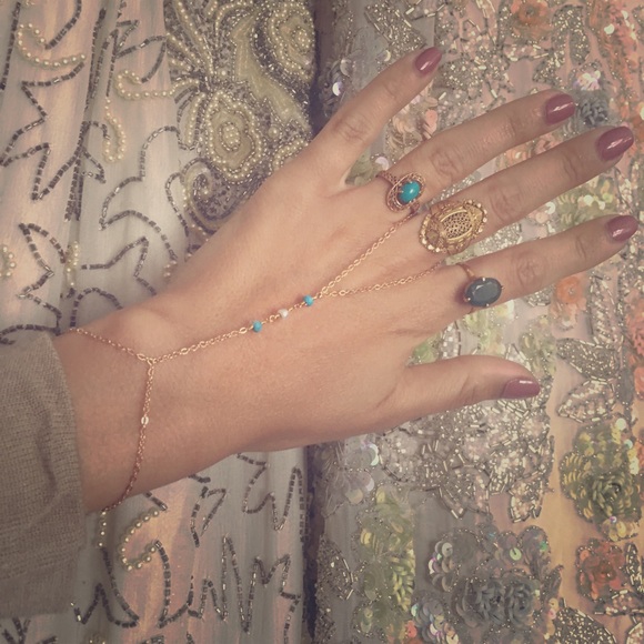 Nadiateresa Jewelry - Hand chain. Made with love by yours truly ❤️