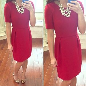 NWOT J.Crew Short Sleeve Crepe Dress