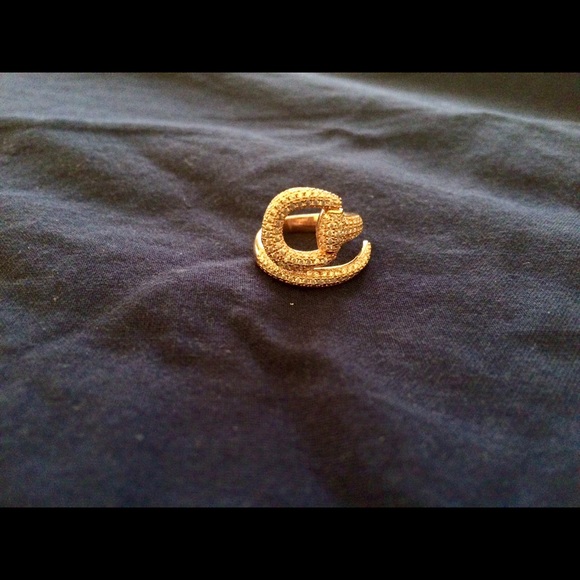 Beautiful silver ring with rose gold bath!!!