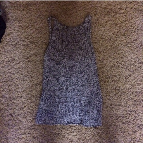 Zara gray knit Dress XS / Tunic Top M