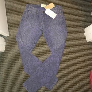 Current/Elliot BRAND NEW patterned skinny jeans
