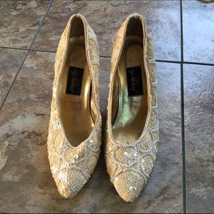 Vintage flapper gatsby heels