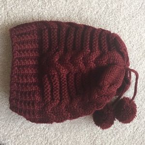 Cable knit hat