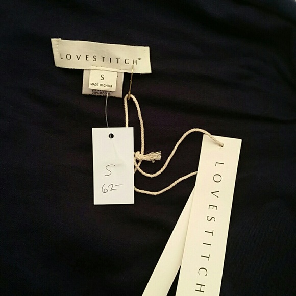 Fringe blue cardigan with button - Picture 3 of 3