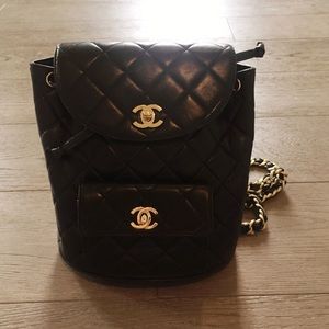 Vintage Chanel backpack (W/ CARD OF AUTHENTICITY)