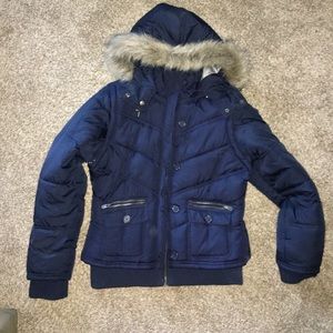 Navy blue winter jacket/vest