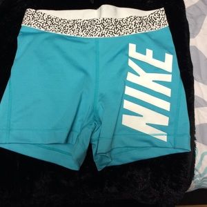 Womens Nike Pro workout spandex shorts