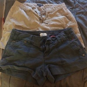 Tommy Hilfer and American eagle shorts