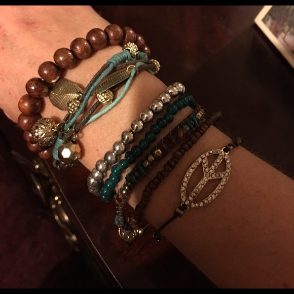 Set of 7 arm candy from Maurice's
