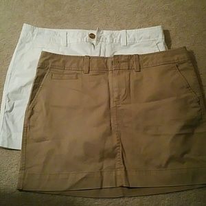 2 mini skirts