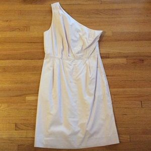 J crew asymmetric strap dress