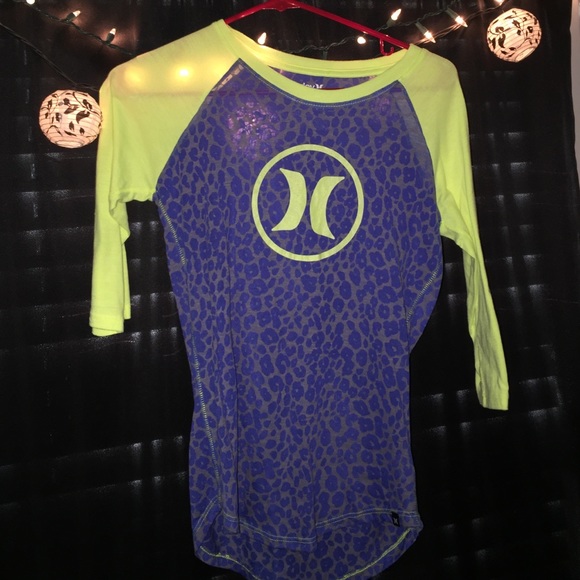 Blue Leopard Hurley Shirt
