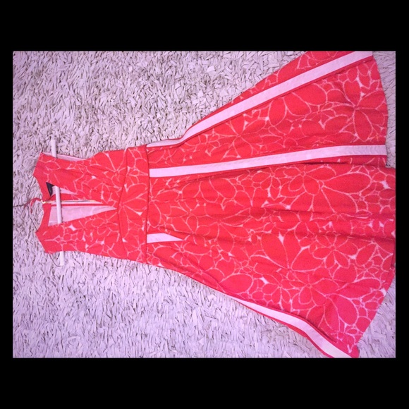 Marc by Marc Jacobs Bright Red and white dress