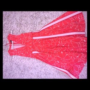 Marc by Marc Jacobs Bright Red and white dress