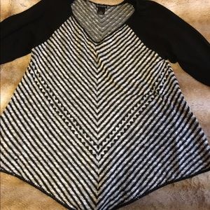Trapeze cut sweater