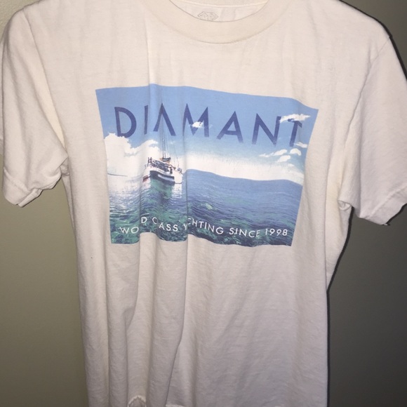 white diamond supply co shirt size small