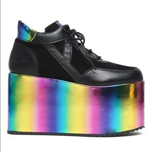 ❌SOLD❌Yru qozmo sneaker in rainbow