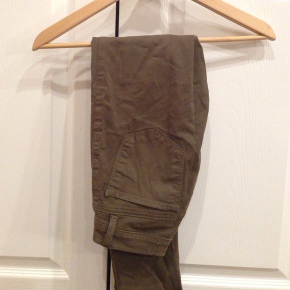 J Brand olive green skinny leg jeans - size 26