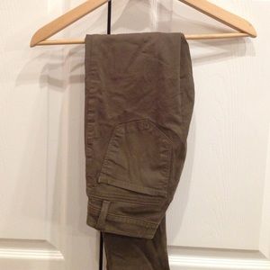 J Brand olive green skinny leg jeans - size 26