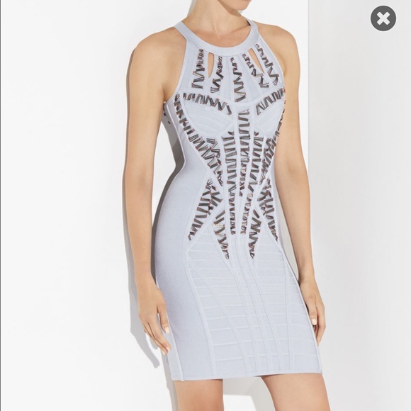 HERVE LEGER BEADED DRESS NWT! Never worn SIZE S