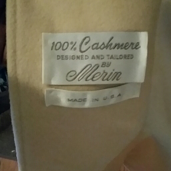 100% cashmere vintage winter coat - Picture 3 of 4