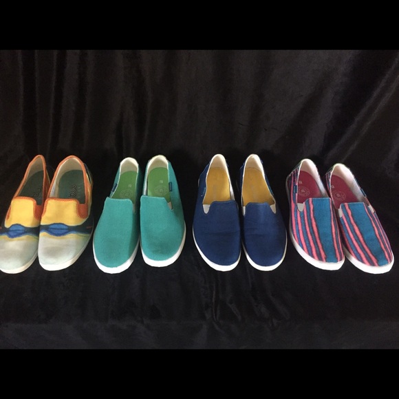 🎉SALE🎉 $5/PAIR Blu Kicks Coastal Life Slip ons