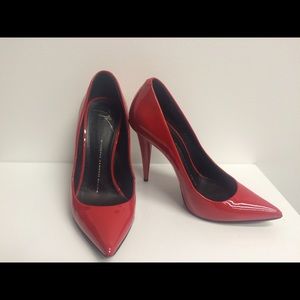Giuseppe Zanotti Red Patent Leather Heels