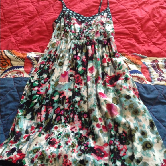 Beautiful short colored floral dress