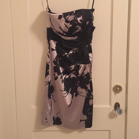 Strapless cocktail dress
