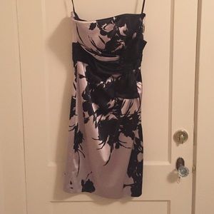 Strapless cocktail dress