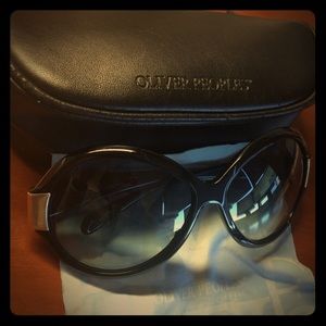 Oliver Peoples Harlot Sunglasses in Black