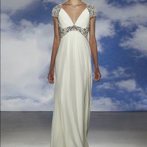 Jenny Packham Noa Wedding Dress - fits like 6
