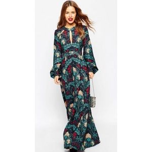 Asos petite floral kaftan dress