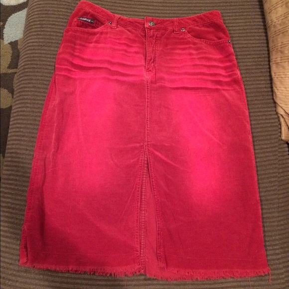 Corduroy skirt