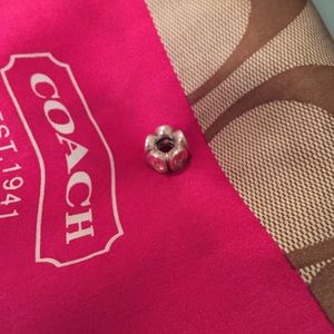 Pandora charm and coach scarf