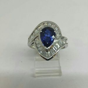 Sterling silver cz ring