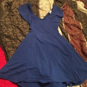 Royal blue PINK skater dress