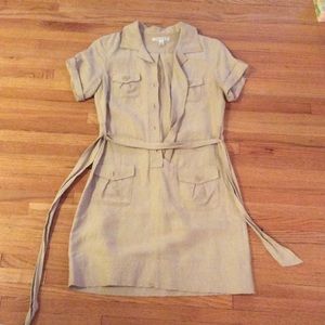 Banana republic linen dress with belt