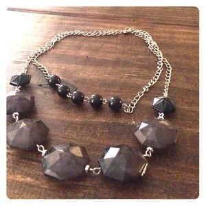 SOLD Black Muti dimensional necklaces