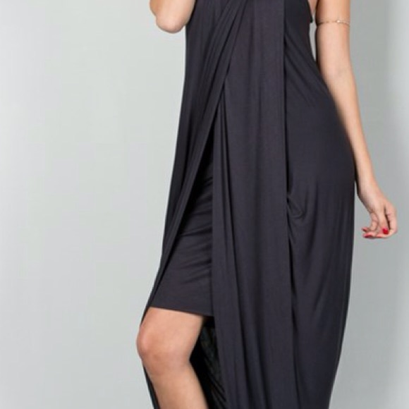 Layered Skirt Maxi Dress - Picture 2 of 3