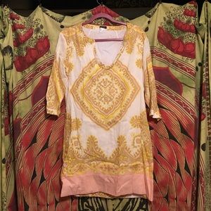 JCrew hand painted dress