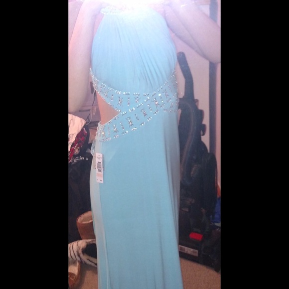 Morgan and Co blue Prom dress