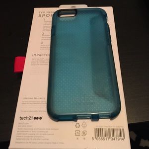Blue Tech21 iPhone 6 Case