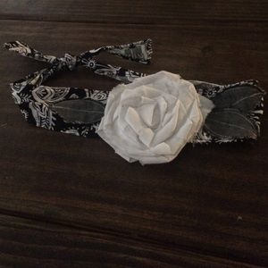Homemade flower headband