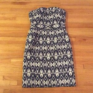 Banana republic strapless dress