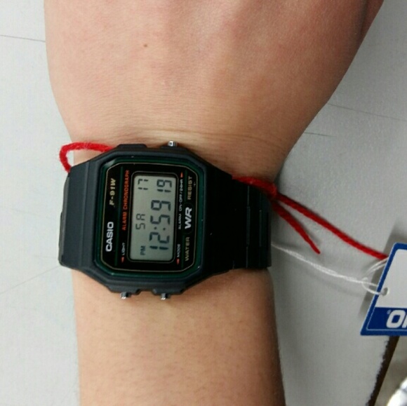 Casio black digital watch