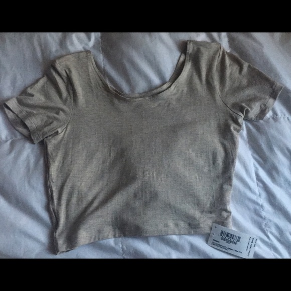 Beige AA Crop Top