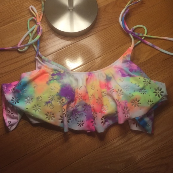 Tie dye Pink bikini top